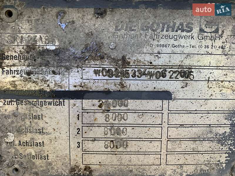 Самосвал полуприцеп Schmitz Cargobull SKI 1998 в Кременце фото 17 Самосвал полуприцеп Schmitz Cargobull SKI 1998 в Кременце