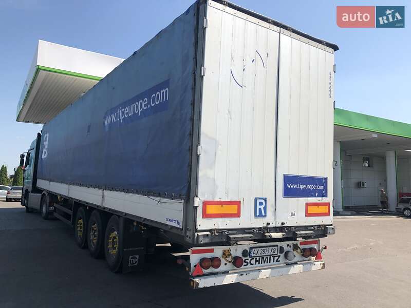 Бортовий напівпричіп Schmitz Cargobull SO1 2008 в Харкові