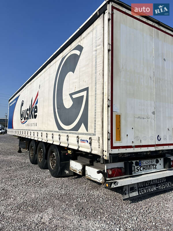 Тентованный борт (штора) - полуприцеп Schmitz Cargobull SO1 2007 в Львове