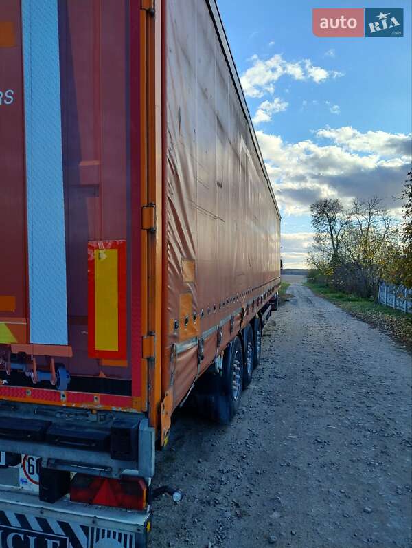 Тентованный борт (штора) - полуприцеп Schmitz Cargobull SPR 27 2006 в Каменке-Бугской