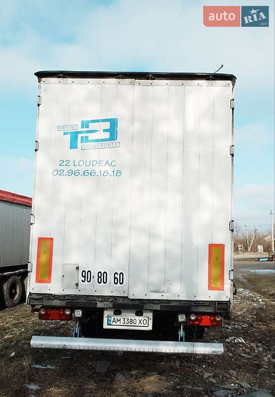 Тентований борт (штора) - напівпричіп Schmitz Cargobull SSD 2007 в Звягелі