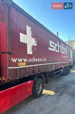 Тентованный борт (штора) - полуприцеп Schmitz S-01 2008 в 