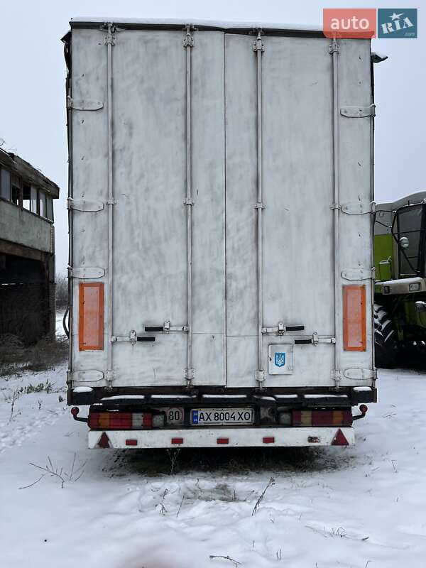 Тентованный борт (штора) - полуприцеп Schmitz S-01 2002 в Богодухове