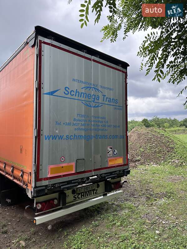 Тентованный борт (штора) - полуприцеп Schmitz S-01 2015 в Болехове