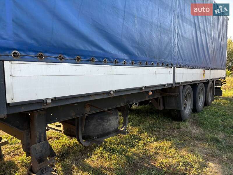 Тентований борт (штора) - напівпричіп Schmitz S-01 2001 в Переяславі