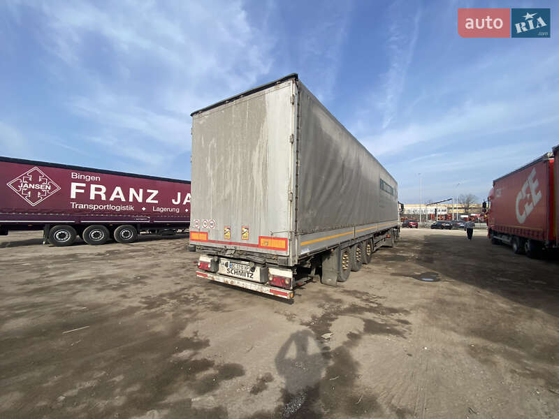 Тентованный борт (штора) - полуприцеп Schmitz S-01 2008 в Львове