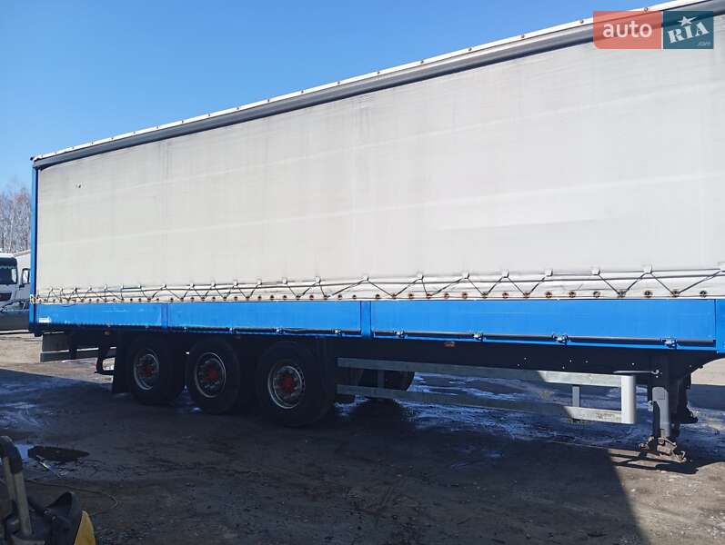 Тентованный борт (штора) - полуприцеп Schmitz S-01 2002 в Ковеле