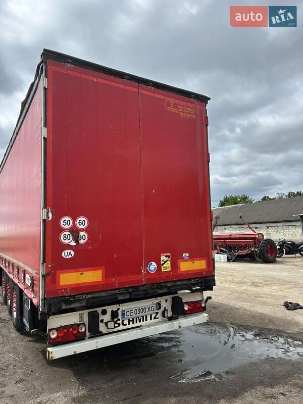 Тентованный борт (штора) - полуприцеп Schmitz S-01 2008 в Сокирянах фото 4 Тентованный борт (штора) - полуприцеп Schmitz S-01 2008 в Сокирянах