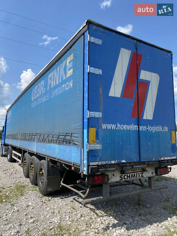 Тентований борт (штора) - напівпричіп Schmitz S-01 2002 в Пилиповичах