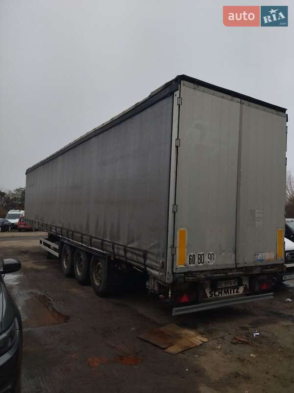 Тентованный борт (штора) - полуприцеп Schmitz S-01 2003 в Лубнах