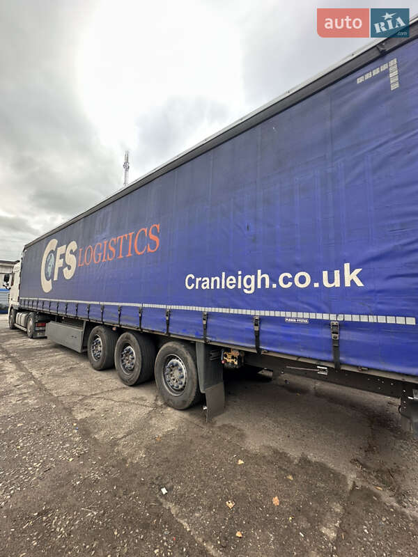 Тентованный борт (штора) - полуприцеп Schmitz S-01 2007 в Днепре