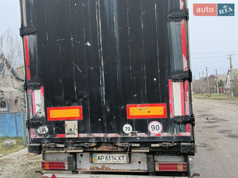 Тентований борт (штора) - напівпричіп Schmitz S-01 2003 в Запоріжжі