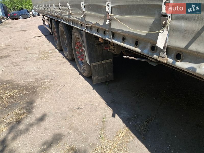 Тентований борт (штора) - напівпричіп Schmitz S-01 2008 в Києві