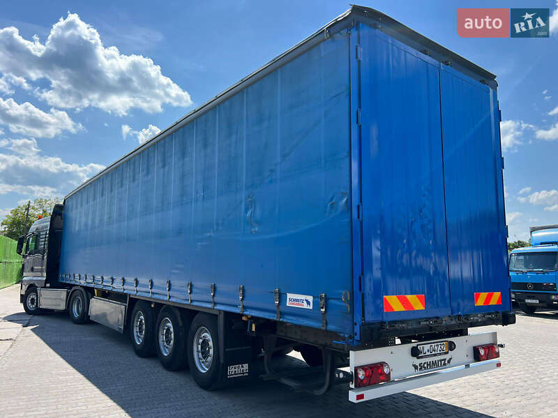 Тентований борт (штора) - напівпричіп Schmitz SCB 2013 в Чернівцях