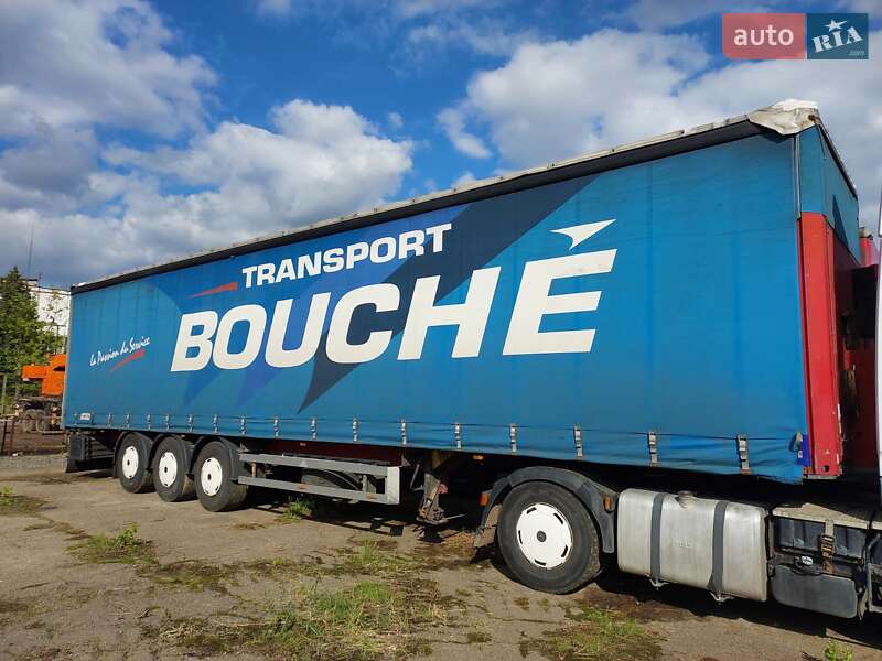 Тентованный борт (штора) - полуприцеп Schmitz SCS 24 2008 в Львове фото Тентованный борт (штора) - полуприцеп Schmitz SCS 24 2008 в Львове