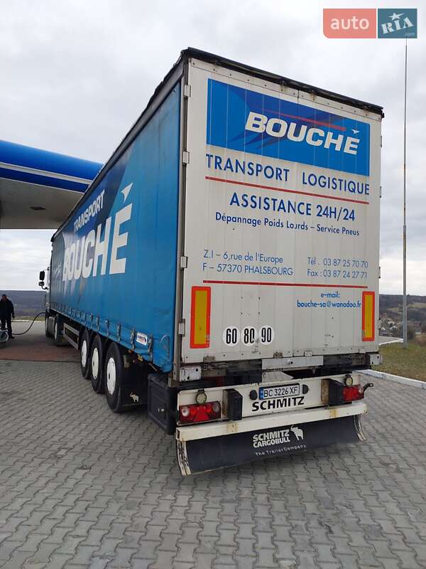 Тентованный борт (штора) - полуприцеп Schmitz SCS 24 2008 в Львове фото 2 Тентованный борт (штора) - полуприцеп Schmitz SCS 24 2008 в Львове