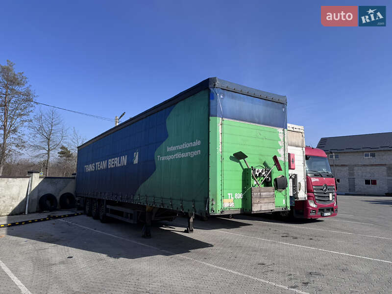 Тентований борт (штора) - напівпричіп Schmitz SCS 24 2006 в Львові фото Тентований борт (штора) - напівпричіп Schmitz SCS 24 2006 в Львові