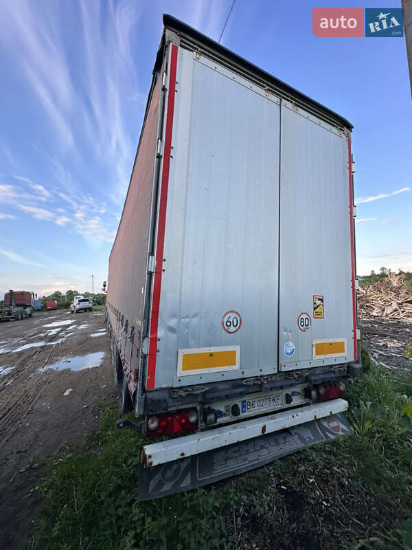 Тентованный борт (штора) - полуприцеп Schmitz SCS 24 2008 в Надворной фото 2 Тентованный борт (штора) - полуприцеп Schmitz SCS 24 2008 в Надворной