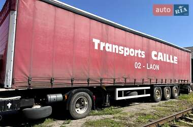 Тентованный борт (штора) - полуприцеп Schmitz SCS 24 2002 в 