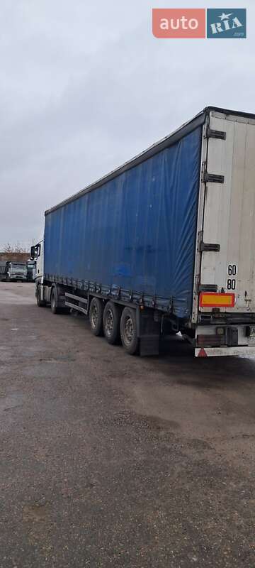 Тентованный борт (штора) - полуприцеп Schmitz SCS 24 2001 в Харькове