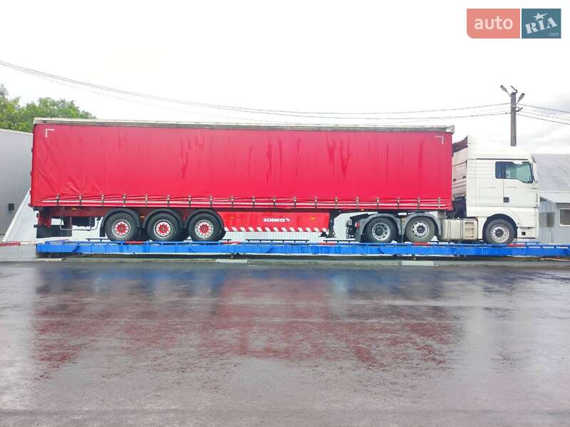 Тентований борт (штора) - напівпричіп Schmitz SCS 24L-1362EB 2010 в Умані