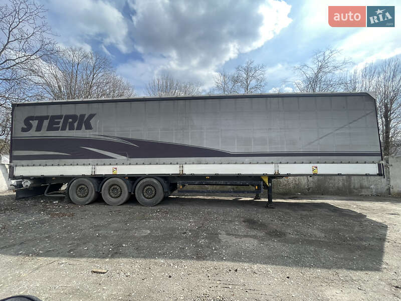 Тентований борт (штора) - напівпричіп Schmitz SCS L24 2011 в Тернополі