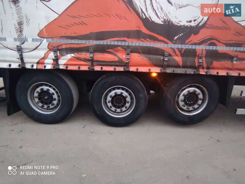 Тентований борт (штора) - напівпричіп Schmitz SCS L24 2011 в Хмельницькому