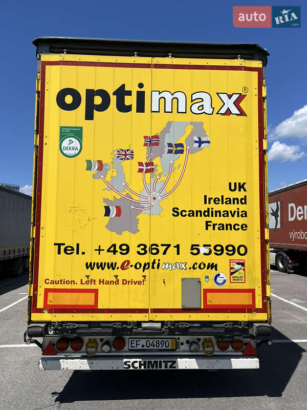 Тентований борт (штора) - напівпричіп Schmitz SCS L24 2017 в Львові