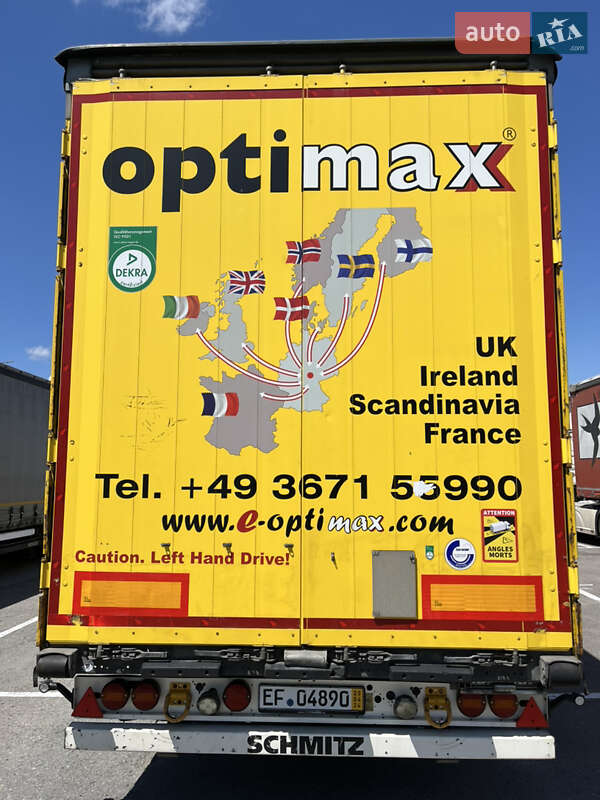 Тентований борт (штора) - напівпричіп Schmitz SCS L24 2017 в Львові