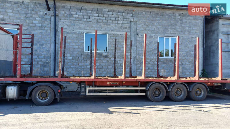 Лесовоз / Сортиментовоз - прицеп Schmitz SCS L24 2008 в Гнивани