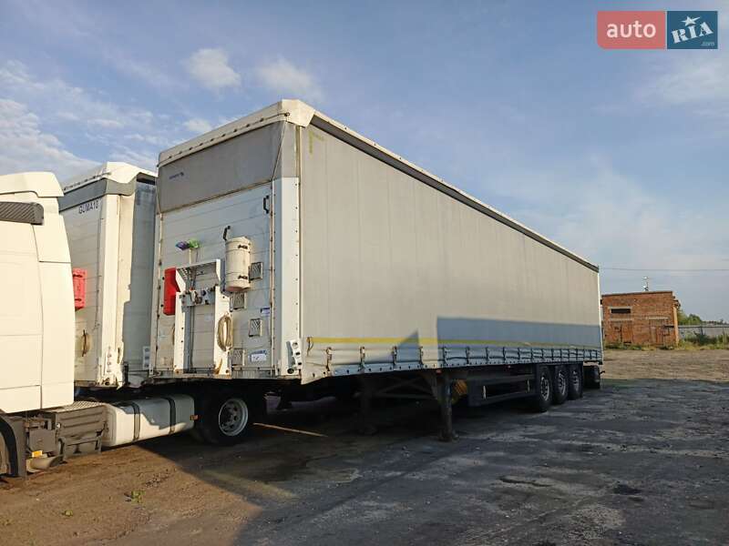 Тентованный борт (штора) - полуприцеп Schmitz SCS S3 2007 в 