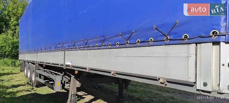 Тентований борт (штора) - напівпричіп Schmitz SPR 24 2000 в Жовкві