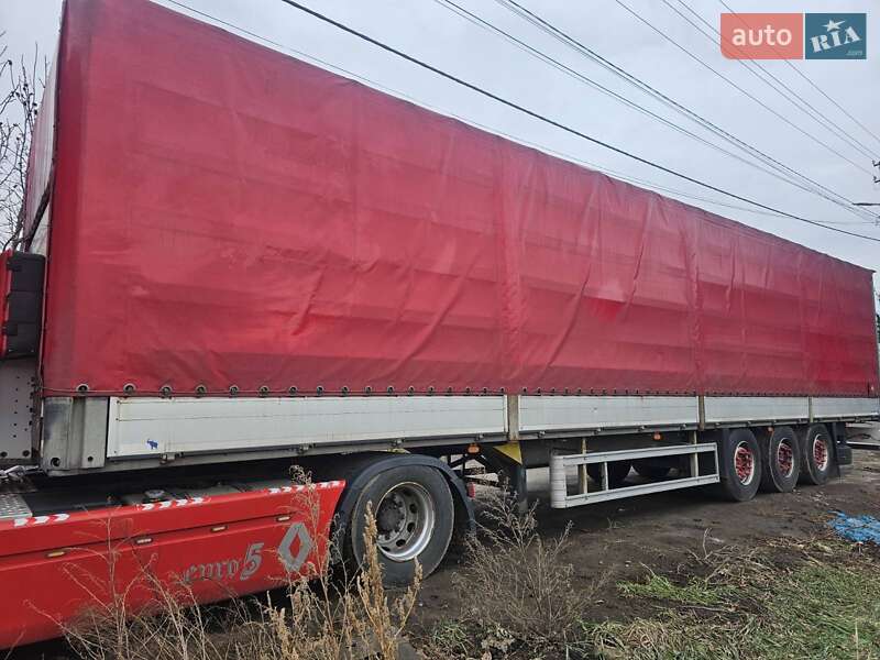 Тентованный борт (штора) - полуприцеп Schmitz SPR 24L 2004 в 