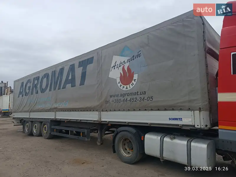Бортовой полуприцеп Schmitz SPR 24L 2004 в 