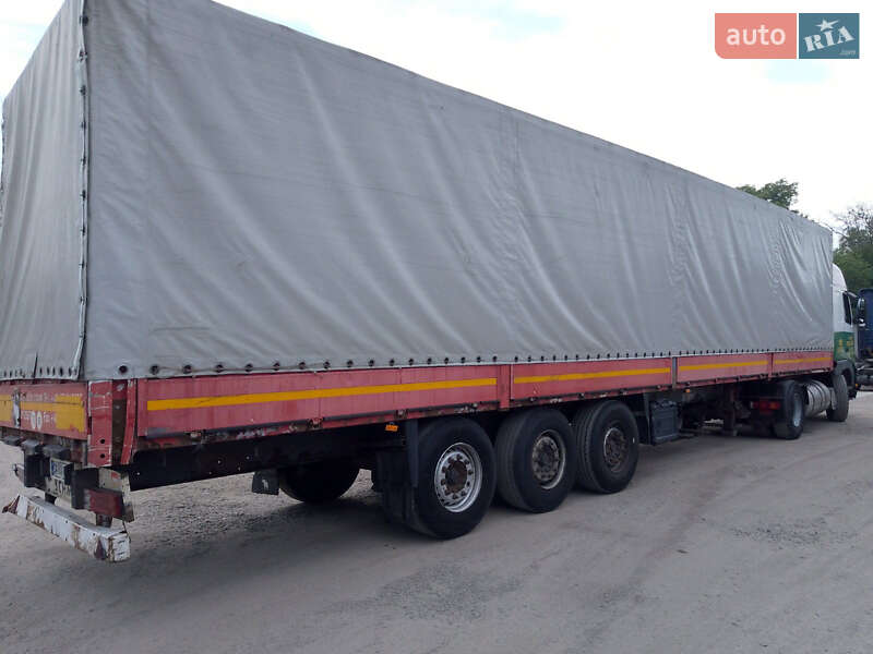 Тентованный борт (штора) - полуприцеп Schmitz SPR 24L 2000 в 