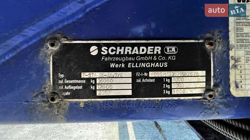 Цистерна полуприцеп Schrader Z-STA 24 2007 в Львове