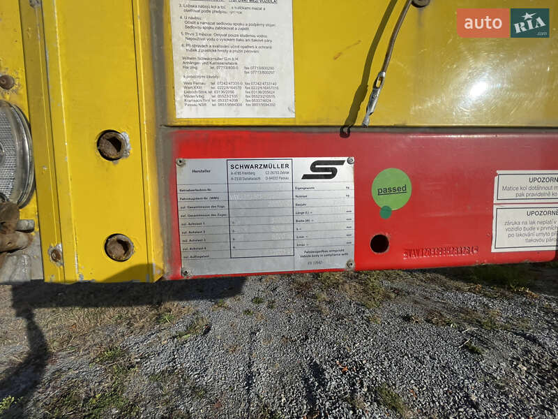 Тентованный борт (штора) - полуприцеп Schwarzmuller Mega 2008 в Ровно