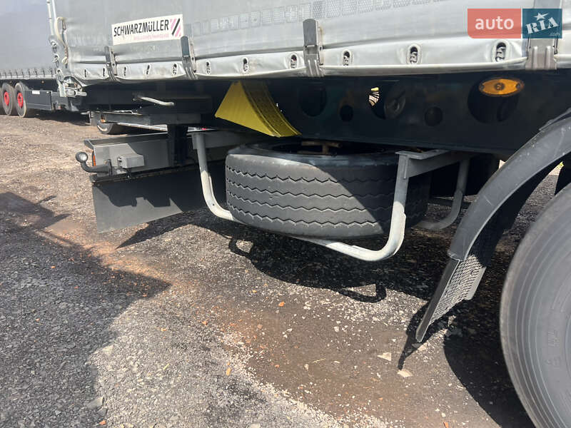 Тентованный борт (штора) - полуприцеп Schwarzmuller S-1 2016 в Долине