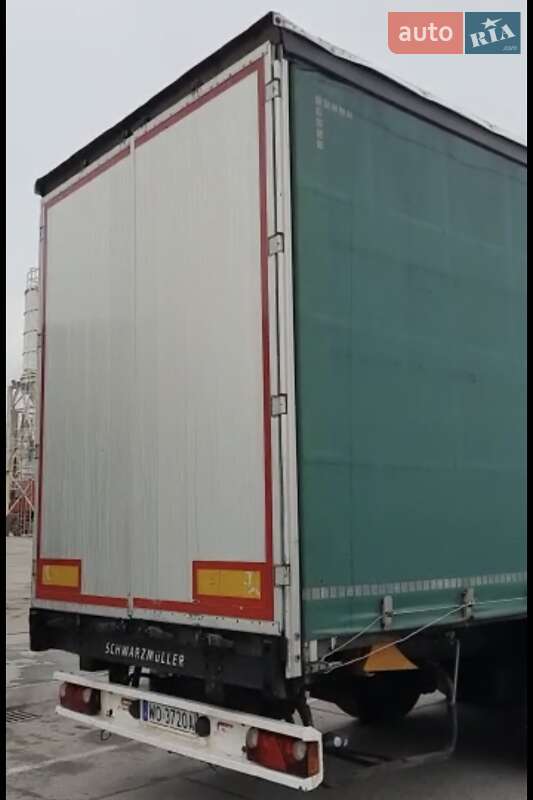 Тентованный борт (штора) - полуприцеп Schwarzmuller S1 2012 в Любомле