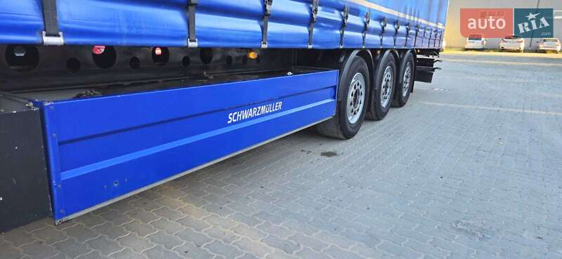 Тентований борт (штора) - напівпричіп Schwarzmuller S1 2017 в Калуші