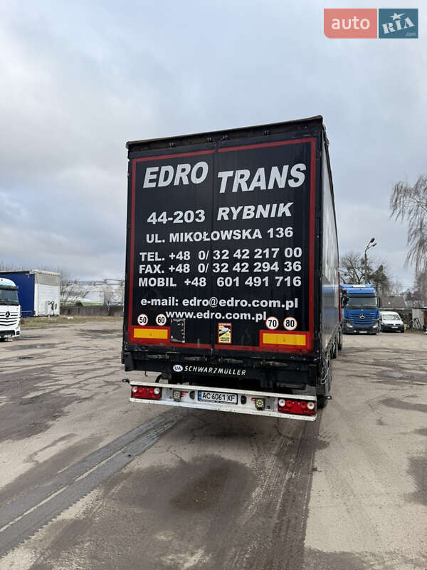 Тентований борт (штора) - напівпричіп Schwarzmuller S1 2013 в Луцьку фото 7 Тентований борт (штора) - напівпричіп Schwarzmuller S1 2013 в Луцьку