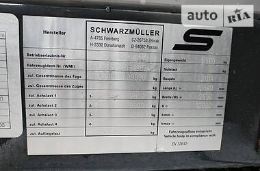 Тентованный борт (штора) - полуприцеп Schwarzmuller SAF 2014 в 