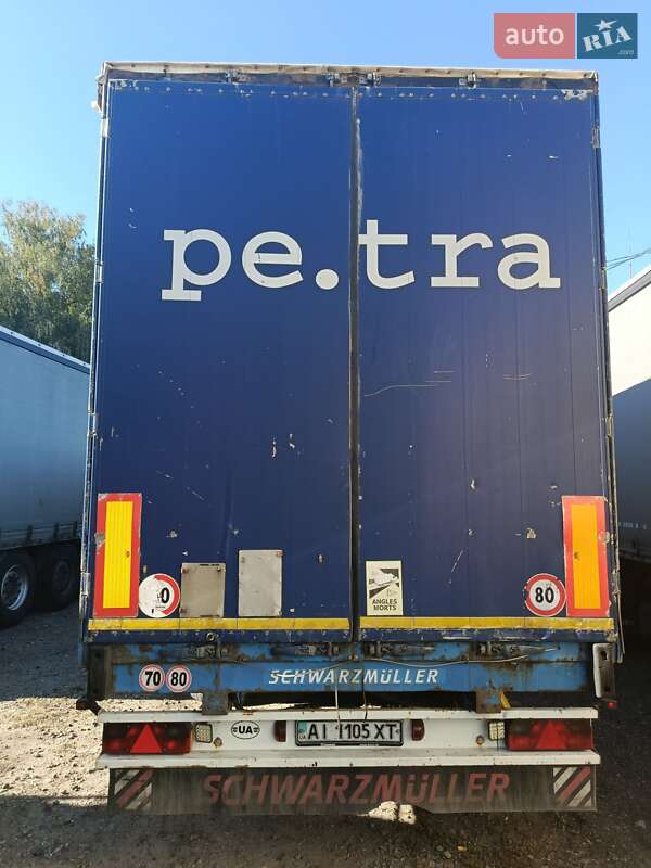 Тентованный борт (штора) - полуприцеп Schwarzmuller SAF 2005 в Броварах фото 2 Тентованный борт (штора) - полуприцеп Schwarzmuller SAF 2005 в Броварах