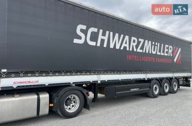 Тентованный борт (штора) - полуприцеп Schwarzmuller SAF 2017 в Иршаве