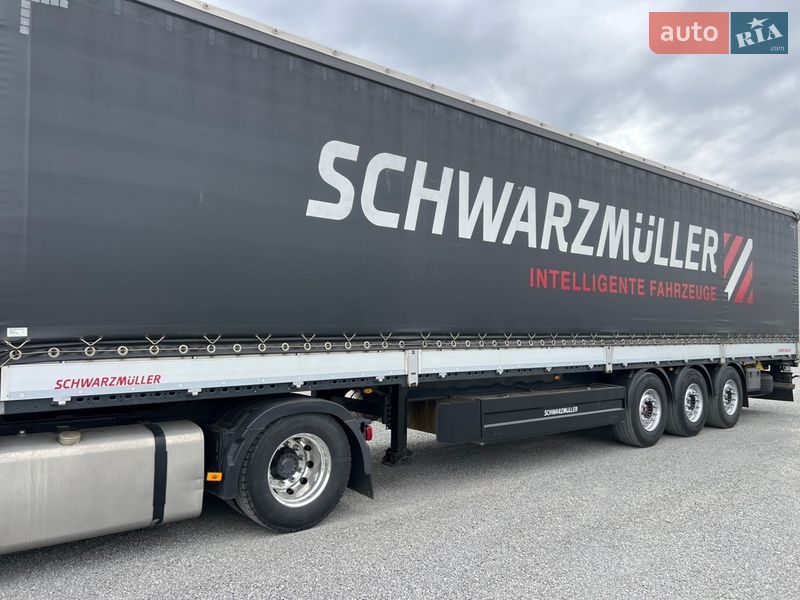 Тентований борт (штора) - напівпричіп Schwarzmuller SAF 2017 в Іршаві