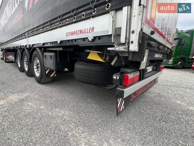 Тентований борт (штора) - напівпричіп Schwarzmuller SAF 2017 в Іршаві