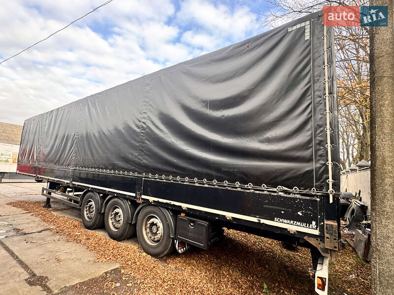 Тентованный борт (штора) - полуприцеп Schwarzmuller SN24 2007 в Ужгороде