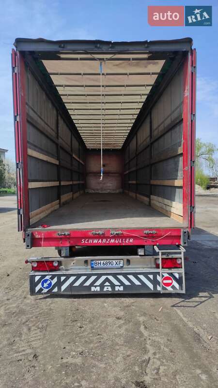 Тентований борт (штора) - напівпричіп Schwarzmuller SPA-3E 2007 в Білгороді-Дністровському