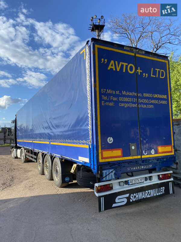Бортовой полуприцеп Schwarzmuller SPA-3E 2008 в Чернигове