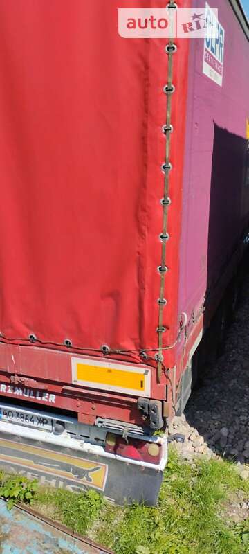 Тентованный борт (штора) - полуприцеп Schwarzmuller SPA-3E 2008 в Иршаве